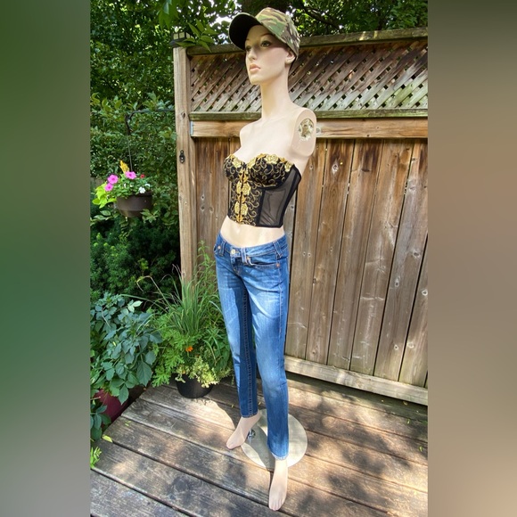 Mid-Light Wash True Religion Skinny Jeans - Picture 3 of 11